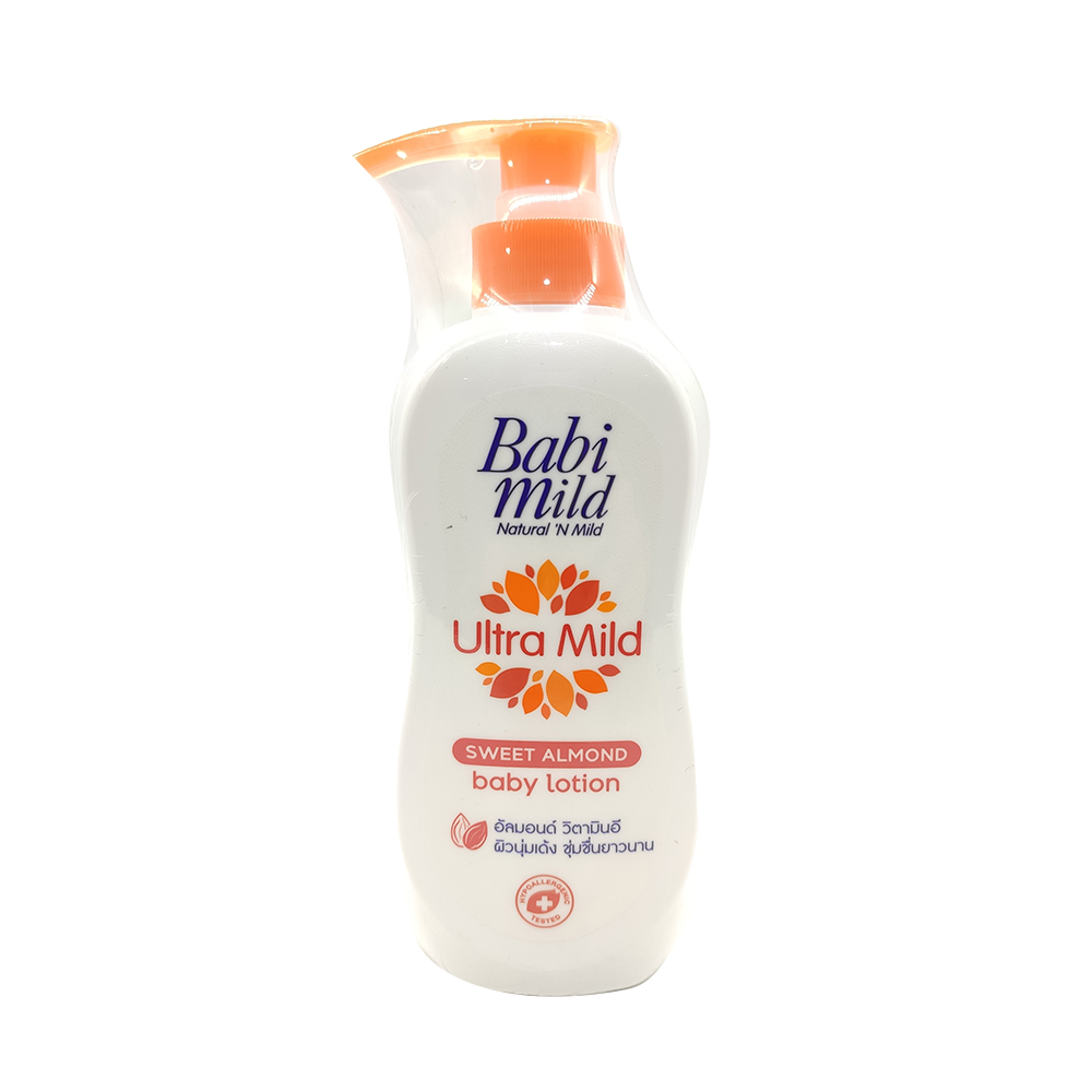 Babi Mild Ultra Mild Sweet Almond Baby Lotion 400ml
